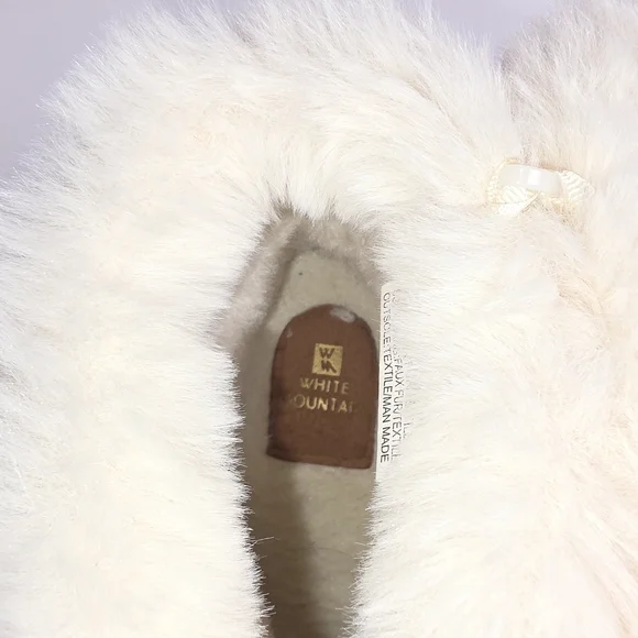 White Mountain Women's Faux Fur Lined Suede Ankle Booties Size 10 - Picture 6 of 14